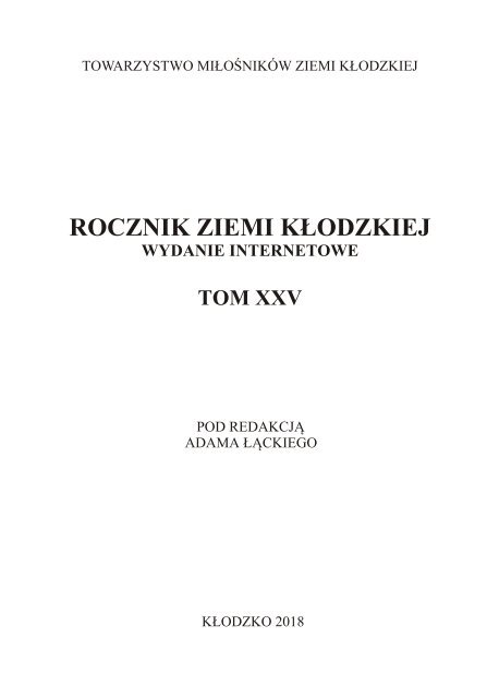 Rocznik Ziemi Kłodzkiej 