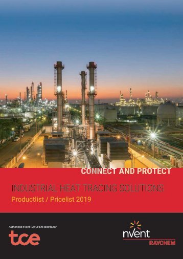 Pricelist 2019 | nVent RAYCHEM | Industrial Heat Tracing Solutions | TC-E.NL