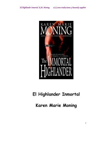 6. Karen Marie Moning - El Highlander Inmortal
