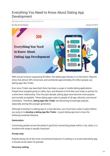 Everything You Need to Know About Dating App Development