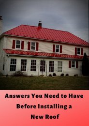 What to do Before Buying or Selling a Metal Roof