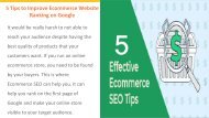 5 Tips to Improve Ecommerce Website Ranking on Google