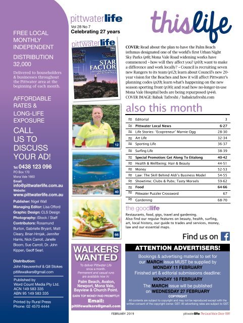 Pittwater Life February 2019 Issue