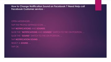 How to Change Notification Sound on Facebook 