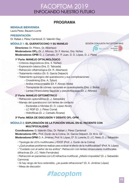 Programa FacoElche 2019