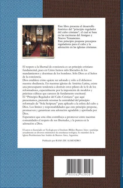 El Principio Regulador Del Culto Cristiano