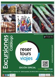 Catalogo de Excursiones Edicion especial Fiesta Resertours