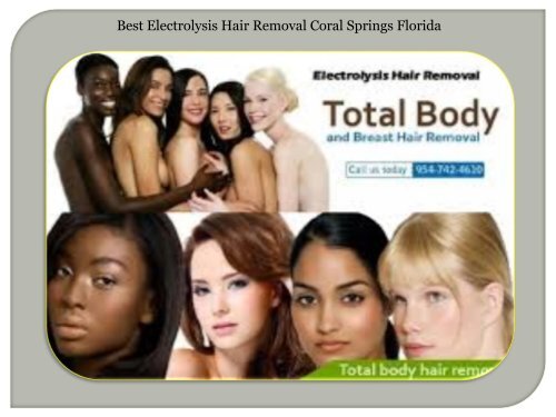 Best Electrolysis Hair Removal