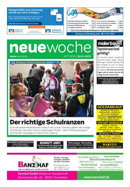 30.01.2019 NEUE WOCHE