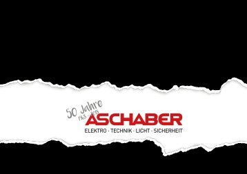 Firmenchronik "50 Jahre Elektro Aschaber"