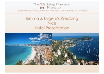 Rimma & Evgeni&#039;s Wedding Hotels Presentation