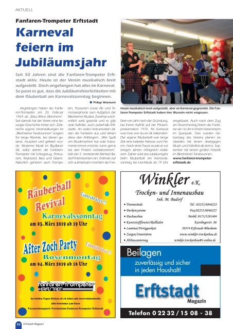 Erftstadt Magazin Januar 2019