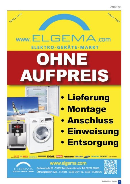 Brühler Markt Magazin Januar 2019