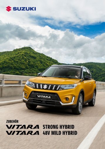 VITARA STRONG HYBRID + VITARA 48 VOLT MILD HYBRID Zubehörprospekt 2022