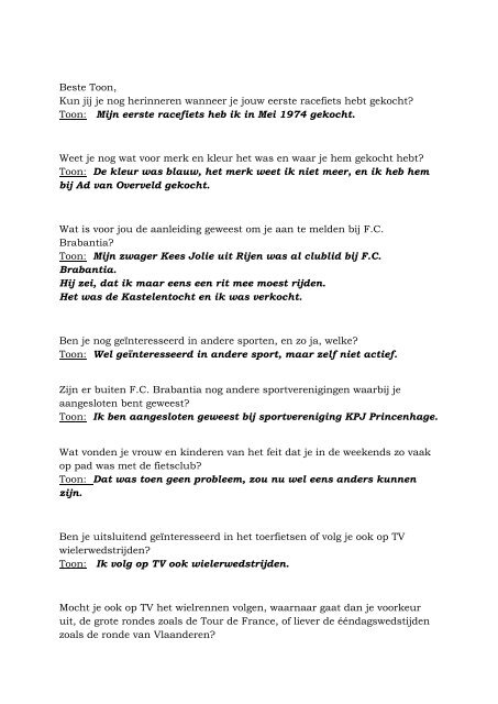 Jubileumgids 50 jaar FC Brabantia