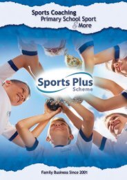 Sports Plus Scheme Portfolio NO PRICES