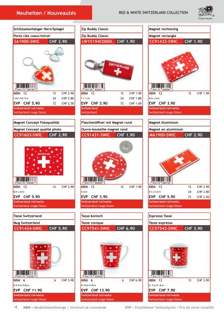 Neuheiten Katalog - Souvenir & Geschenkartikel