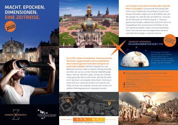 Kombinationsflyer Festung Xperience und Zwinger Xperience