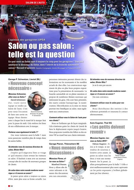 AUTOINSIDE Édition 2 – Février 2019