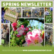 Garden Press Event Newseltter