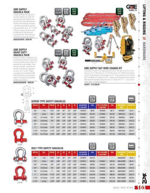 GME Supply Catalog Version 19.1