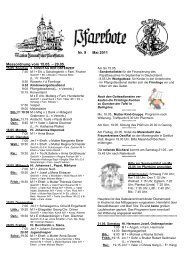 Messordnung vom 15.05. â 29.05. Nr. 9 Mai 2011 - Kloster ...