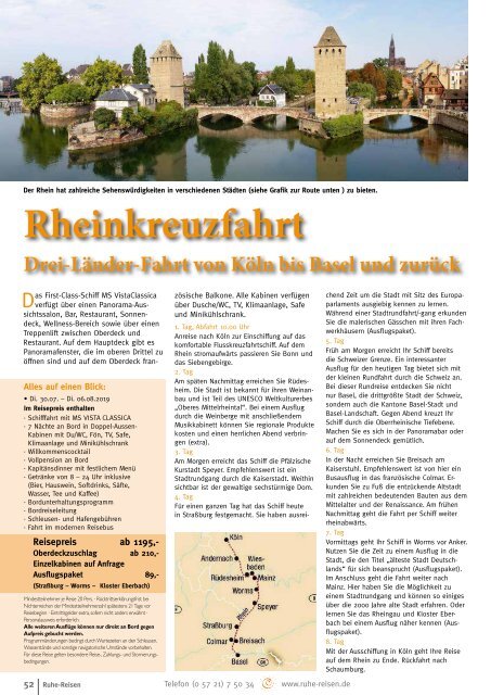 Ruhe-Reisen Katalog 2019