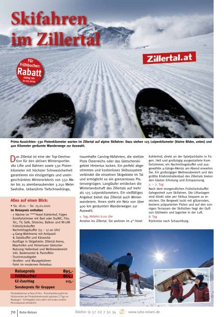 Ruhe-Reisen Katalog 2019