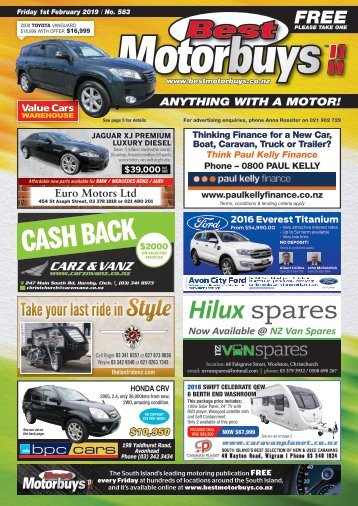 Best Motorbuys: February 01, 2019