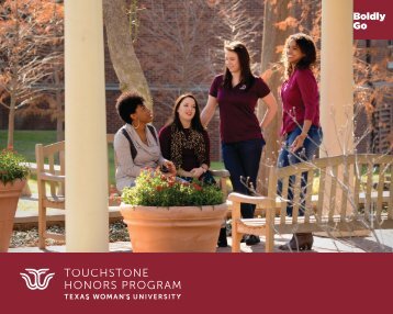 Touchstone Honors Brochure 2019
