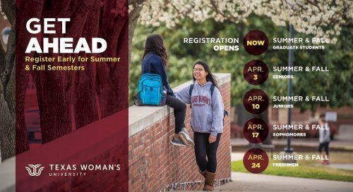 TWU Summer Registration Postcard