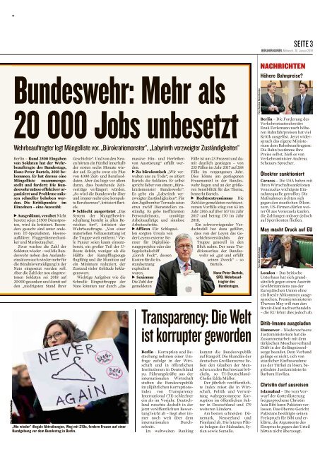 Berliner Kurier 30.01.2019
