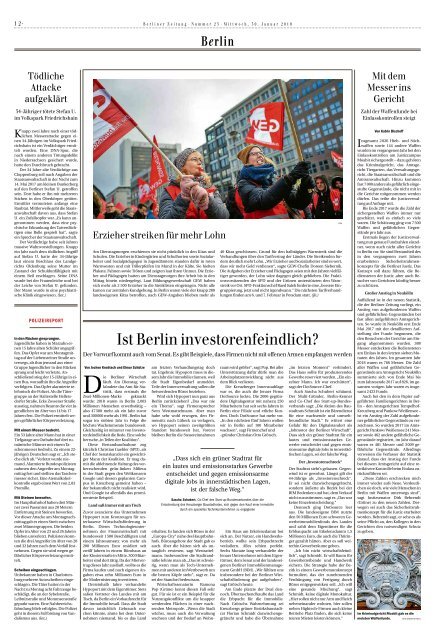 Berliner Zeitung 30.01.2019