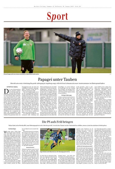 Berliner Zeitung 30.01.2019