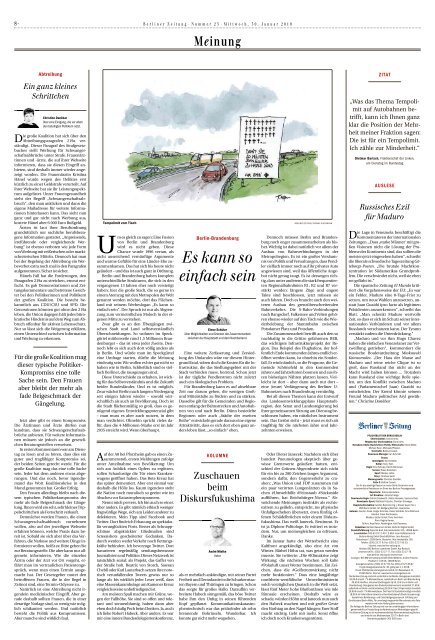 Berliner Zeitung 30.01.2019