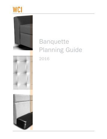 banquette-specifications