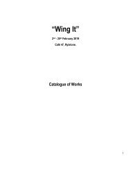 'Wing It' catalogue