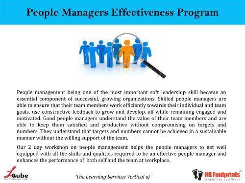 People Managers Effective Program