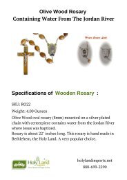 Authentic Wooden Rosary Online - HolyLand Imports