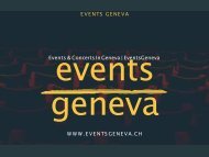 Geneva - Amazing Place To Watch Events & Concerts