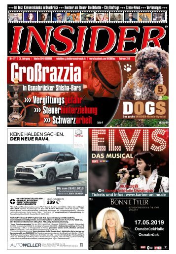 INSIDER Osnabrück // Februar 2019 // No. 427