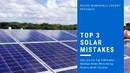 Top 3 Solar Panel Installation Mistakes to Avoid in NC