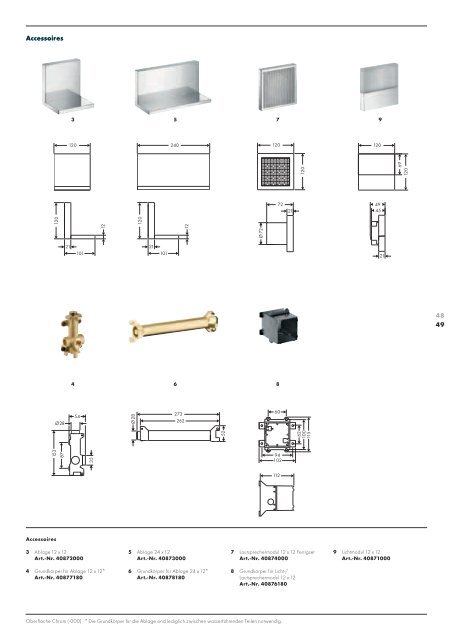 Axor Starck Shower Collection - Hansgrohe