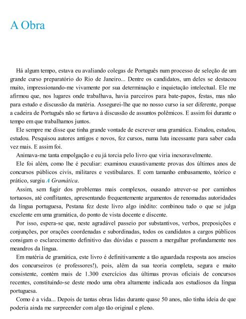 A Gramatica para Concursos - Fernando Pestana