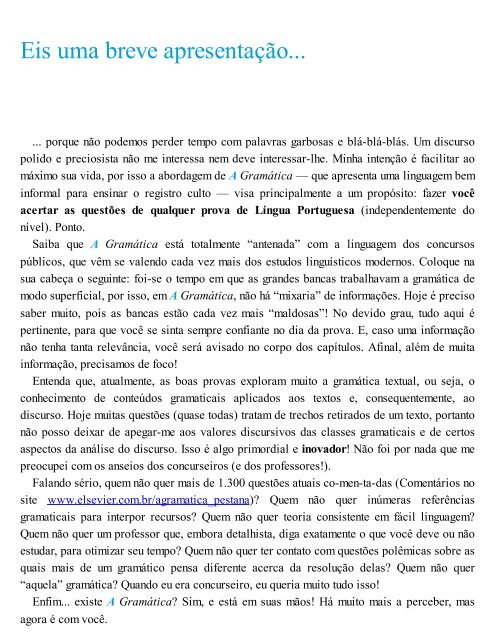 A Gramatica para Concursos - Fernando Pestana