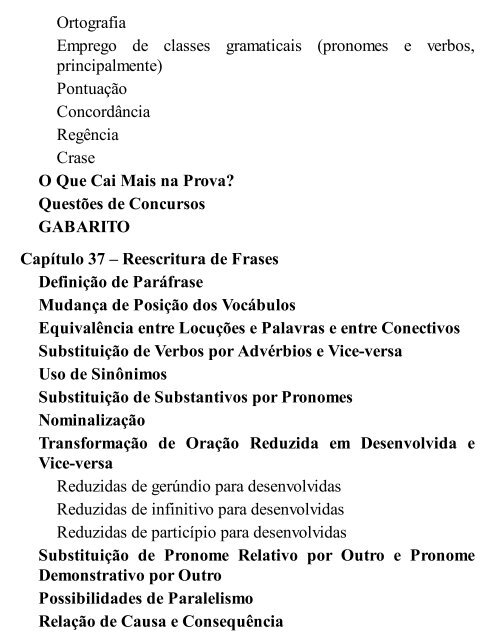 A Gramatica para Concursos - Fernando Pestana