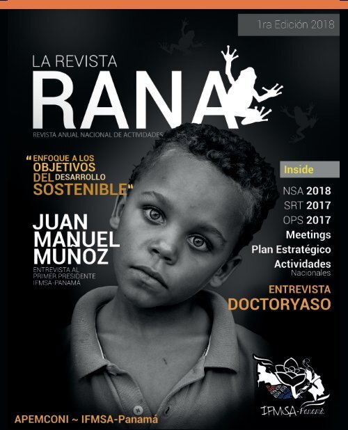 Revista RANA edicion 2018 - IFMSA Panamá APEMCONI