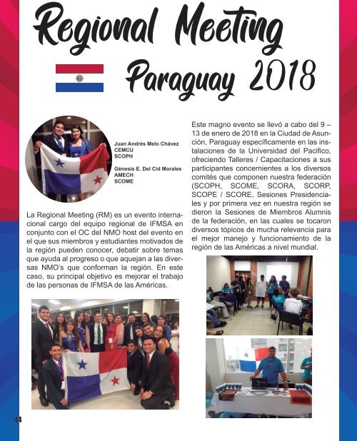 Revista RANA edicion 2018 - IFMSA Panamá APEMCONI