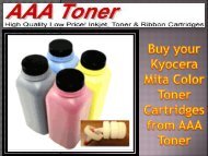 Buy your Kyocera Mita Color Toner Cartridges from AAA Toner