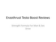 Enzothrust Testo Boost : The Best Legal Steroids